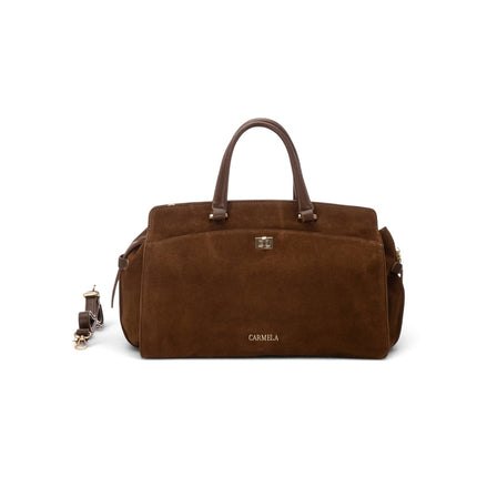 Borsa Donna in Camoscio Camel Cuoio | Carmela 186231 CAMEL Carmela 