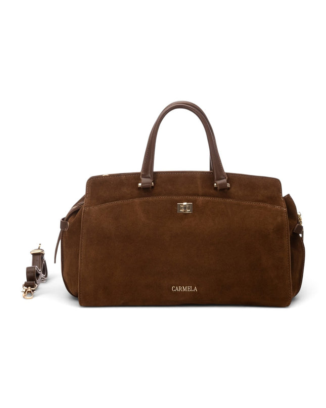 Borsa Donna in Camoscio Camel Cuoio | Carmela 186231 CAMEL Carmela 