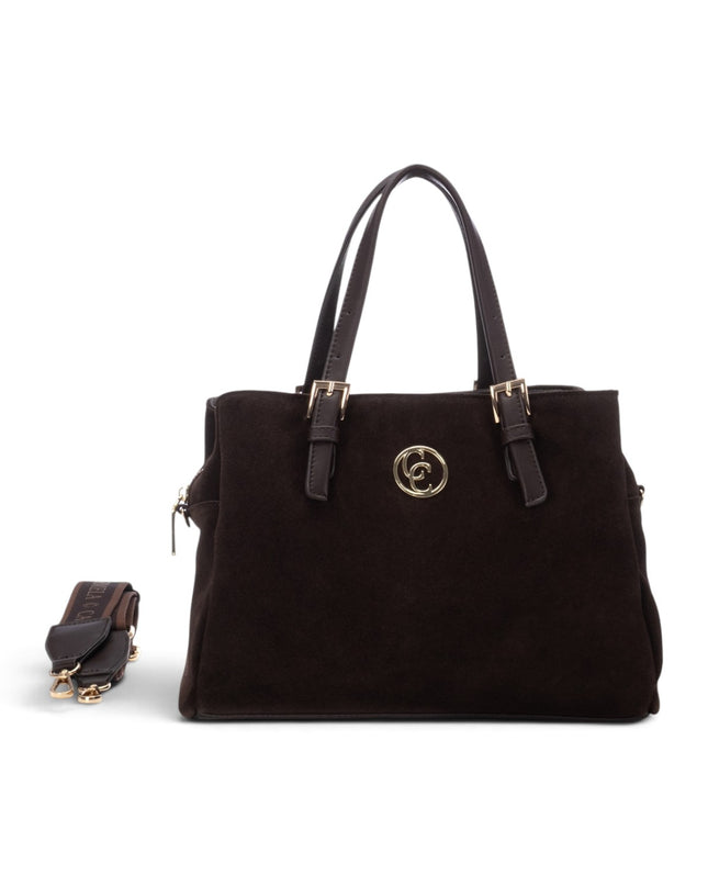 Borsa Donna in Camoscio Marrone Moro | Carmela 186233 BROWN Carmela 
