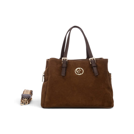 Borsa Donna in Camoscio Camel Cuoio | Carmela 186233 CAMEL Carmela 