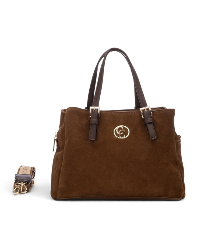 Borsa Donna in Camoscio Camel Cuoio | Carmela 186233 CAMEL Carmela 