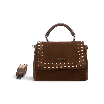 Borsa Donna in Camoscio Camel Cuoio | Carmela 186235 CAMEL Carmela 