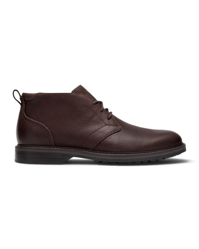 Polacchine Stivaletti Uomo in Pelle Martellata Testa di Moro | Clarks 26327143 ALDWIN2 CHUKKA BROWN Clarks 