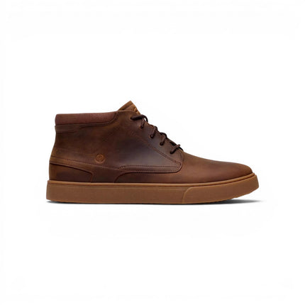 Stivaletto Stringato Uomo in Pelle Ingrassato Marrone 26327459 Lydford Mid BROWN Clarks 
