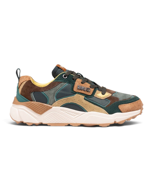 Sneakers Uomo in Pelle Multicolor Verde Multi | Colmar GARNER BLAND DARK GREEN Colmar 