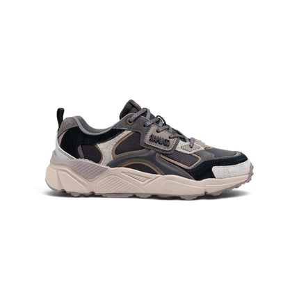 Sneakers Uomo in Pelle Multicolor Grigio Multi | Colmar GARNER GROUND GAY BROWN Colmar 