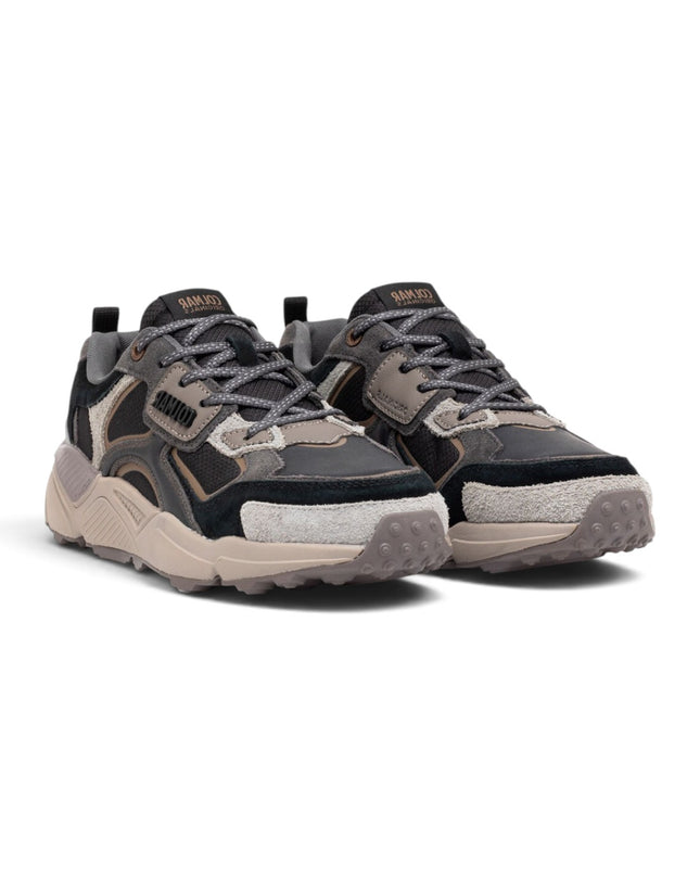 Sneakers Uomo in Pelle Multicolor Grigio Multi | Colmar GARNER GROUND GAY BROWN Colmar 