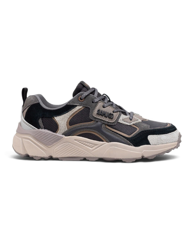 Sneakers Uomo in Pelle Multicolor Grigio Multi | Colmar GARNER GROUND GAY BROWN Colmar 