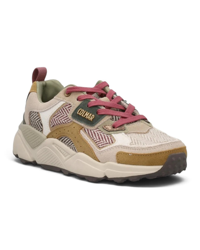 Sneakers Donna in Pelle Multicolor Mix | Colmar GARNER HERRINGBONE MULTI Colmar 