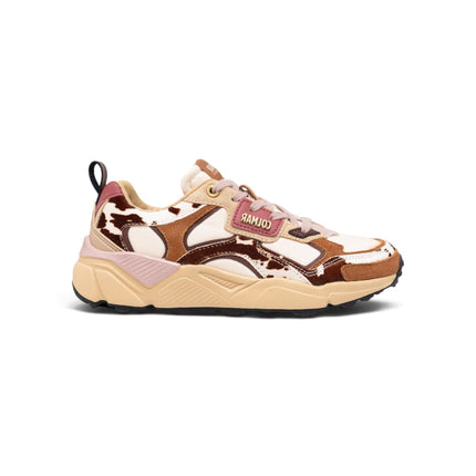Sneakers Donna in Pelle Multicolor Bianco Off Multi | Colmar GARNER SPOTS OFF WHITE Colmar 