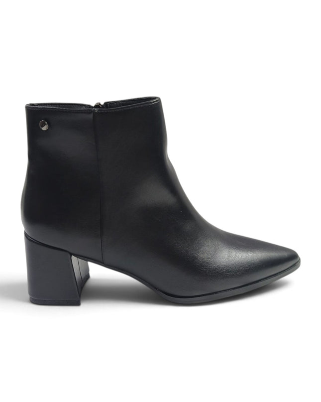 Stivaletti Donna a Punta con Tacco Medio in Ecopelle Nera | Exe 26179BF BLACK Exe 