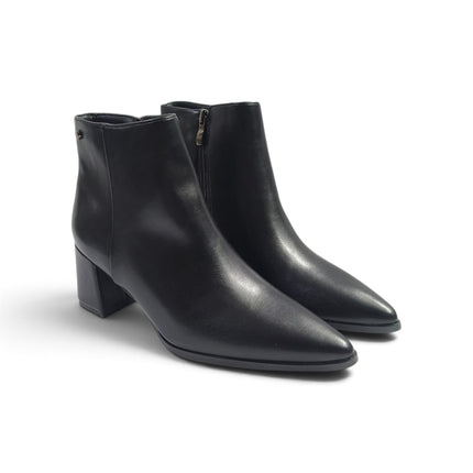 Stivaletti Donna a Punta con Tacco Medio in Ecopelle Nera | Exe 26179BF BLACK Exe 