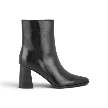 Stivaletti Donna a Punta con Tacco in Naplak Vernice Nera | Exe EX2643 BLACK Exe 