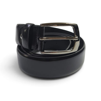 Cintura Uomo in Pelle Nera | Frau A237C BLACK Frau 