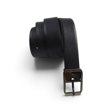 Cintura Uomo Doubleface Reversibile in Pelle Nero Moro | Frau A245C DOUBLE NERO MORO Frau 
