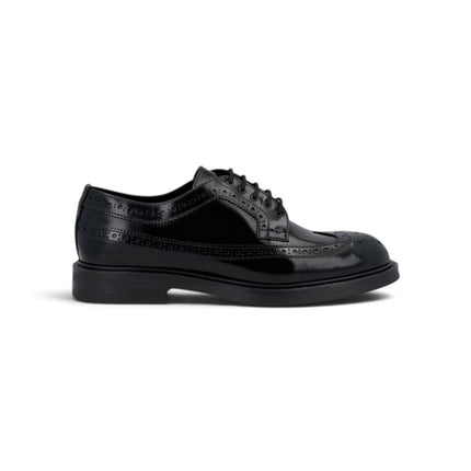 Francesina Monogramma Oxford Uomo in Pelle Nera | Frau A73Z4 BLACK Frau 