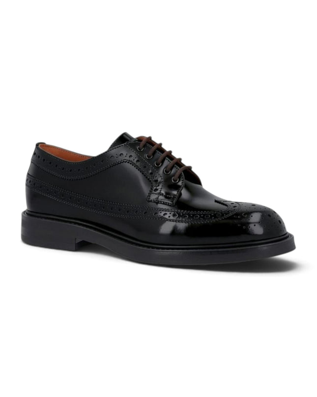 Francesina Monogramma Oxford Uomo in Pelle Nera | Frau A73Z4 BLACK Frau 
