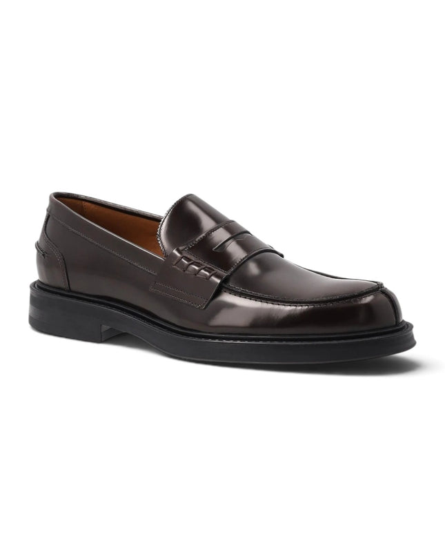 Mocassino College con Bendina Uomo in Pelle Bordo | Frau A73Z8 MULBERRY Frau 