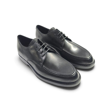 Francesina con Vaschetta Donna Tacco Basso in Pelle Nera | Frau A84N3 BLACK Frau 