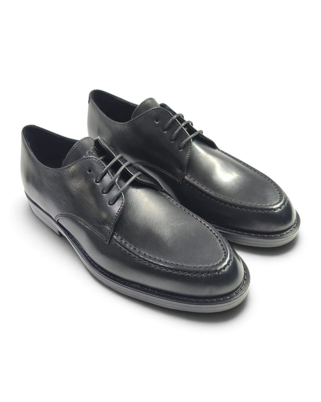 Francesina con Vaschetta Donna Tacco Basso in Pelle Nera | Frau A84N3 BLACK Frau 
