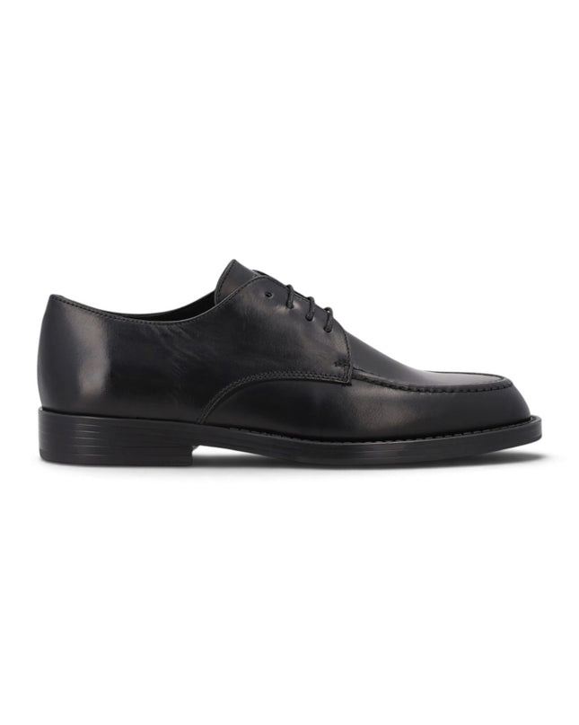 Francesina con Vaschetta Donna Tacco Basso in Pelle Nera | Frau A84N3 BLACK Frau 