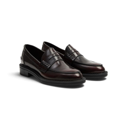 Mocassini Donna College in Pelle Bordo | Frau A95Z0 BORDO Frau 
