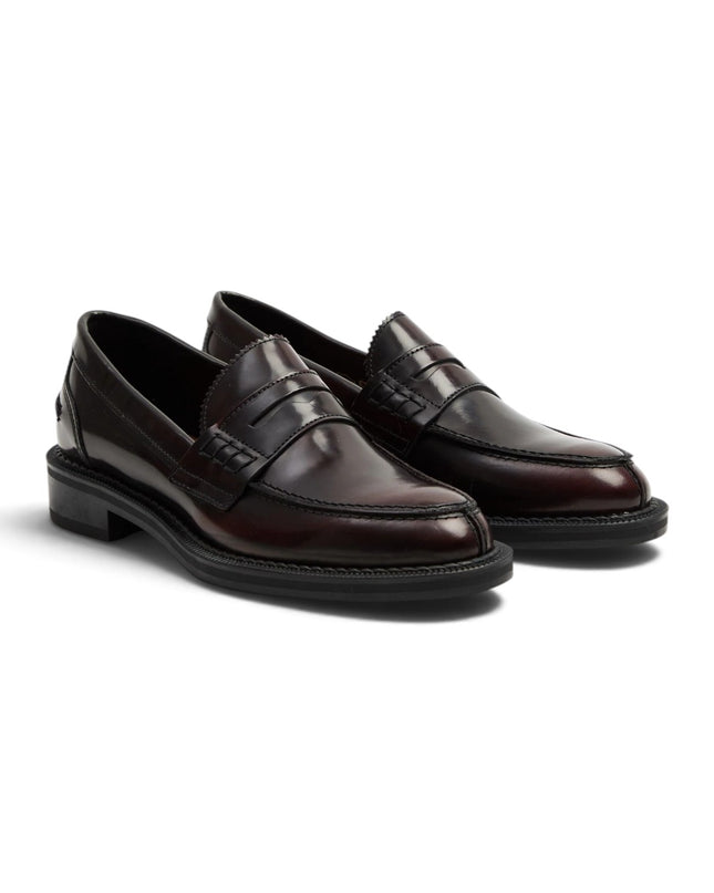 Mocassini Donna College in Pelle Bordo | Frau A95Z0 BORDO Frau 