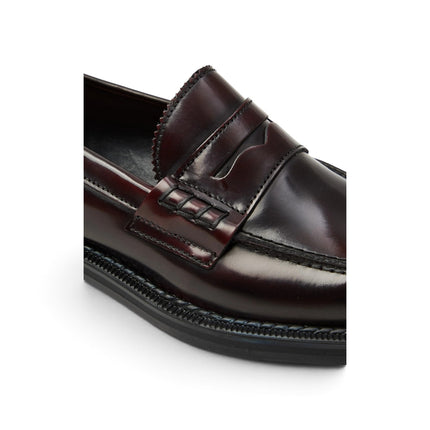 Mocassini Donna College in Pelle Bordo | Frau A95Z0 BORDO Frau 