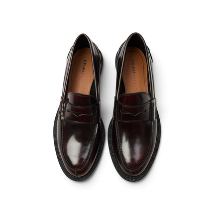 Mocassini Donna College in Pelle Bordo | Frau A95Z0 BORDO Frau 