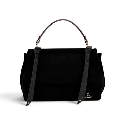 Borsa a Mano con Tracolla Nera | Frau AB2902 BLACK Frau 