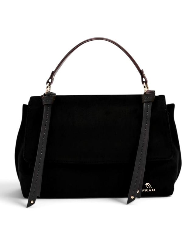 Borsa a Mano con Tracolla Nera | Frau AB2902 BLACK Frau 