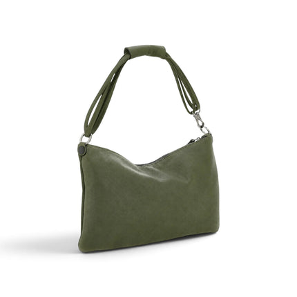 Borsa Trsformabile con Tracolla in Pelle e Camoscio Forest Green Verde | Gabs BEYONCE EW MEDIUM FOREST GREEN Gabs 