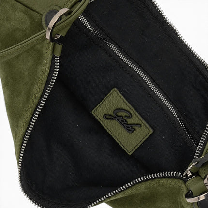Borsa Trsformabile con Tracolla in Pelle e Camoscio Forest Green Verde | Gabs BEYONCE EW MEDIUM FOREST GREEN Gabs 