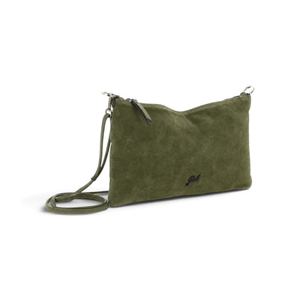 Borsa Trsformabile con Tracolla in Pelle e Camoscio Forest Green Verde | Gabs BEYONCE EW MEDIUM FOREST GREEN Gabs 