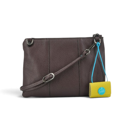 Borsetta Pochette Donna con Tracolla in Pelle Mokka Marrone | Gabs BEYONCE MEDIUM MOKA Gabs 