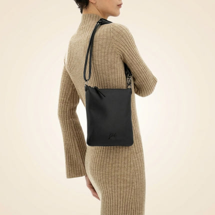 Borsello Pochette Donna con Tracolla in Pelle Nera | Gabs BEYONCE NS MEDIUM BLACK Gabs 
