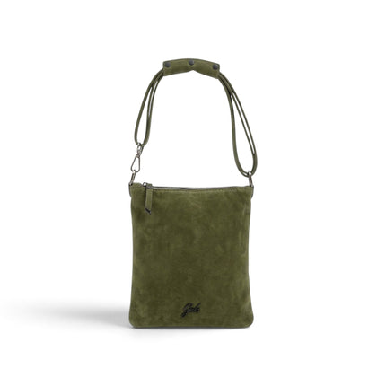 Borsello Pochette Donna con Tracolla in Pelle e Camoscio Forest Green | Gabs BEYONCE NS MEDIUM FOREST GREEN Gabs 