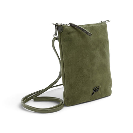 Borsello Pochette Donna con Tracolla in Pelle e Camoscio Forest Green | Gabs BEYONCE NS MEDIUM FOREST GREEN Gabs 