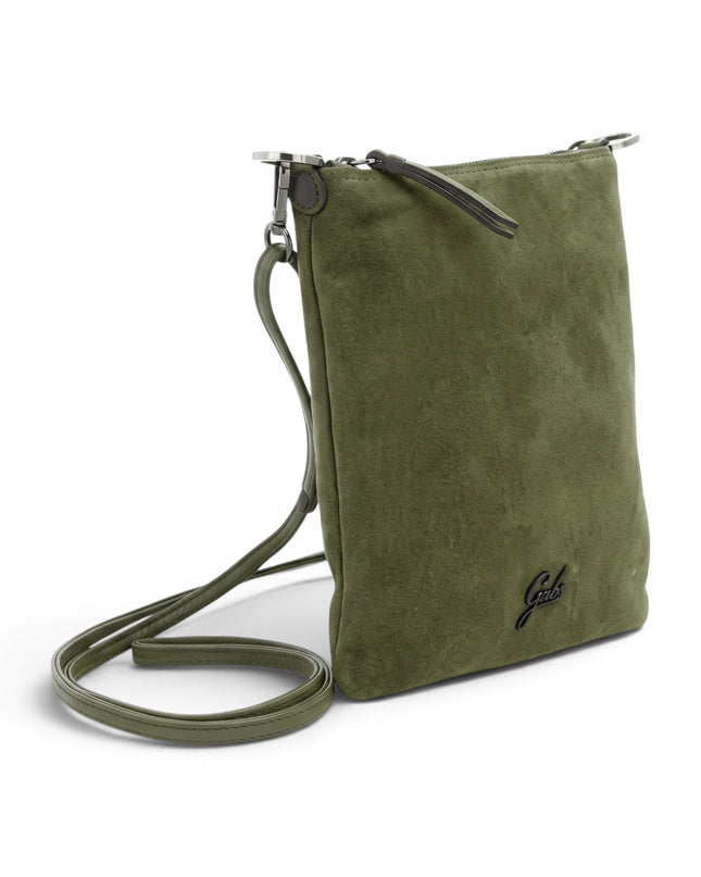Borsello Pochette Donna con Tracolla in Pelle e Camoscio Forest Green | Gabs BEYONCE NS MEDIUM FOREST GREEN Gabs 