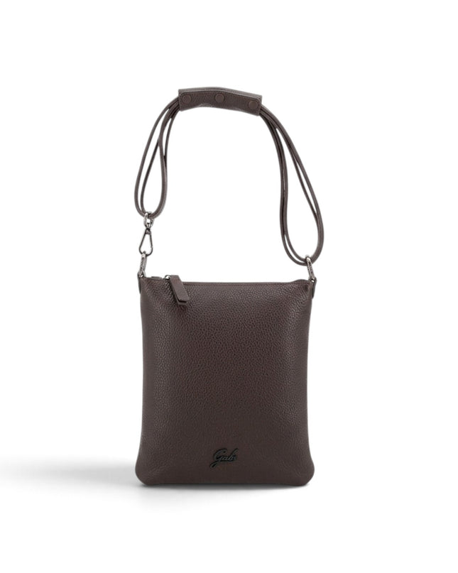 Borsello Pochette Donna con Tracolla in Pelle Moka Moarrone | Gabs BEYONCE NS MEDIUM MOKA Gabs 