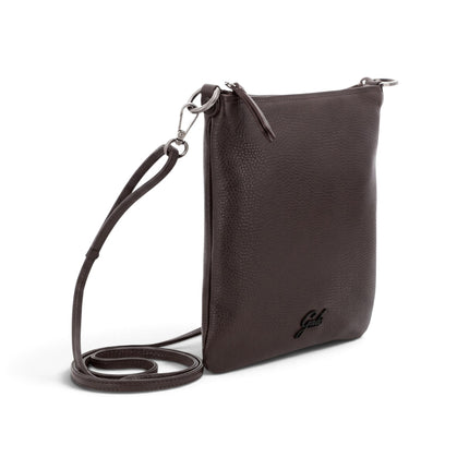 Borsello Pochette Donna con Tracolla in Pelle Moka Moarrone | Gabs BEYONCE NS MEDIUM MOKA Gabs 
