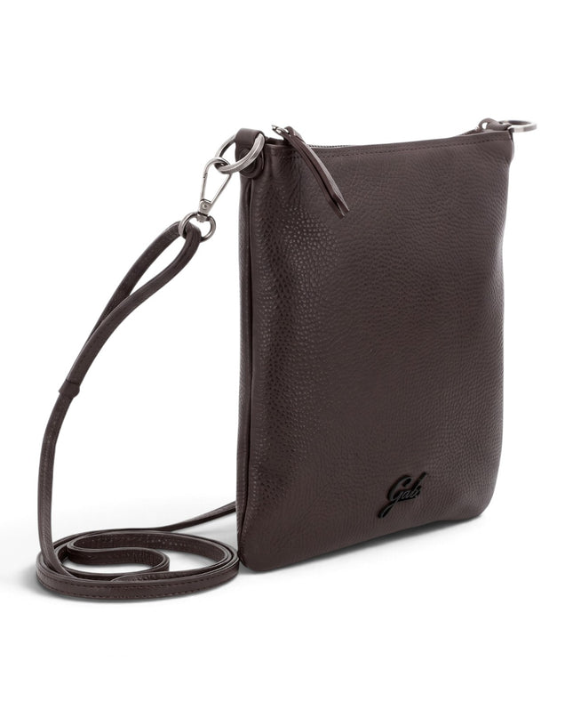 Borsello Pochette Donna con Tracolla in Pelle Moka Moarrone | Gabs BEYONCE NS MEDIUM MOKA Gabs 