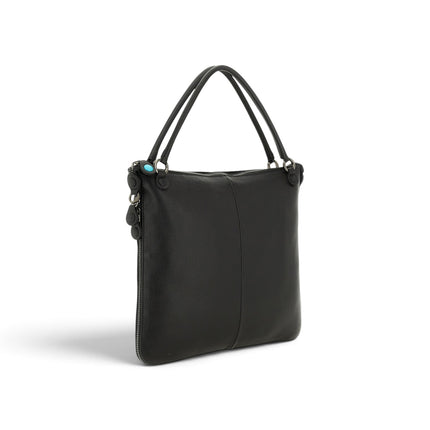 Borsa Shopper Espandibile in Pelle Nera | Gabs G14 EDGY LARGE BLACK Gabs 