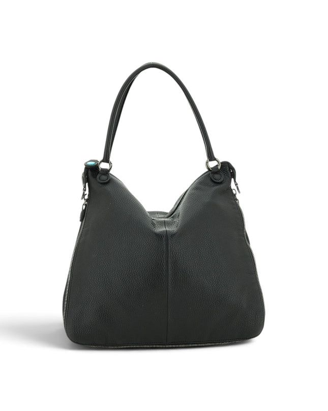 Borsa Shopper Espandibile in Pelle Nera | Gabs G14 EDGY LARGE BLACK Gabs 