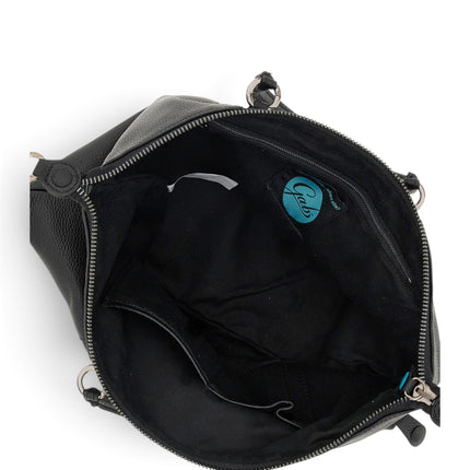 Borsa Convertibile e Trasformabile con Tracolla in Pelle Nera | Gabs G3 PLUS LARGE BLACK Gabs 