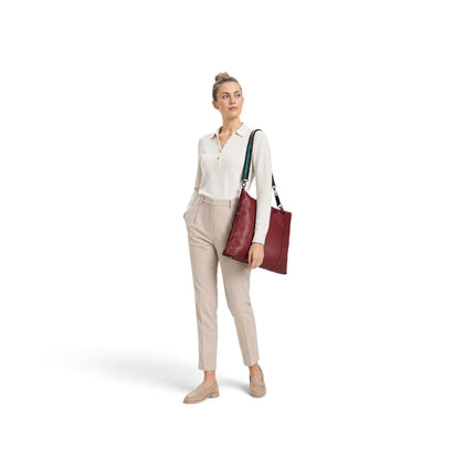 Borsa Convertibile e Trasformabile con Tracolla in Pelle Cardinale | Gabs G3 PLUS LARGE CARDINALE Gabs 