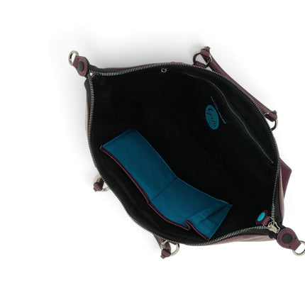 Borsa Convertibile e Trasformabile con Tracolla in Pelle Imperial Magenta | Gabs G3 PLUS LARGE IMPERIAL Gabs 
