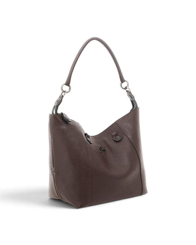 Borsa Convertibile e Trasformabile con Tracolla in Pelle Mokka Moro| Gabs G3 PLUS LARGE MOKA Gabs 