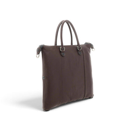 Borsa Convertibile e Trasformabile con Tracolla in Pelle Mokka Moro| Gabs G3 PLUS LARGE MOKA Gabs 