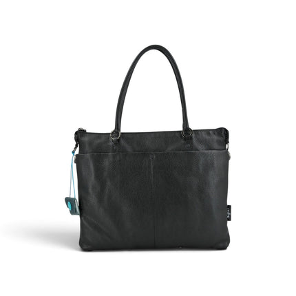 Borsa Work Convertibile e Trasformabile con Tracolla e Tasche Esterne in Pelle Nera | Gabs G3 PLUS LARGE MULTITASKING BLACK Gabs 